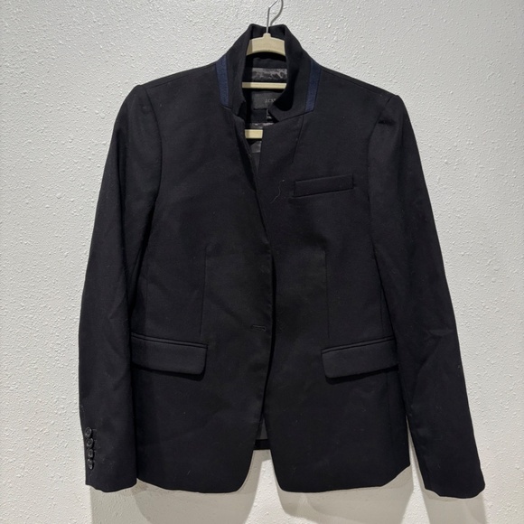 J. Crew Regent Wool Blazer in Black - Size 10P - Picture 3 of 9